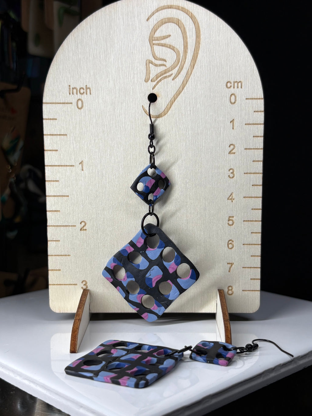 Holes Dangle Earrings
