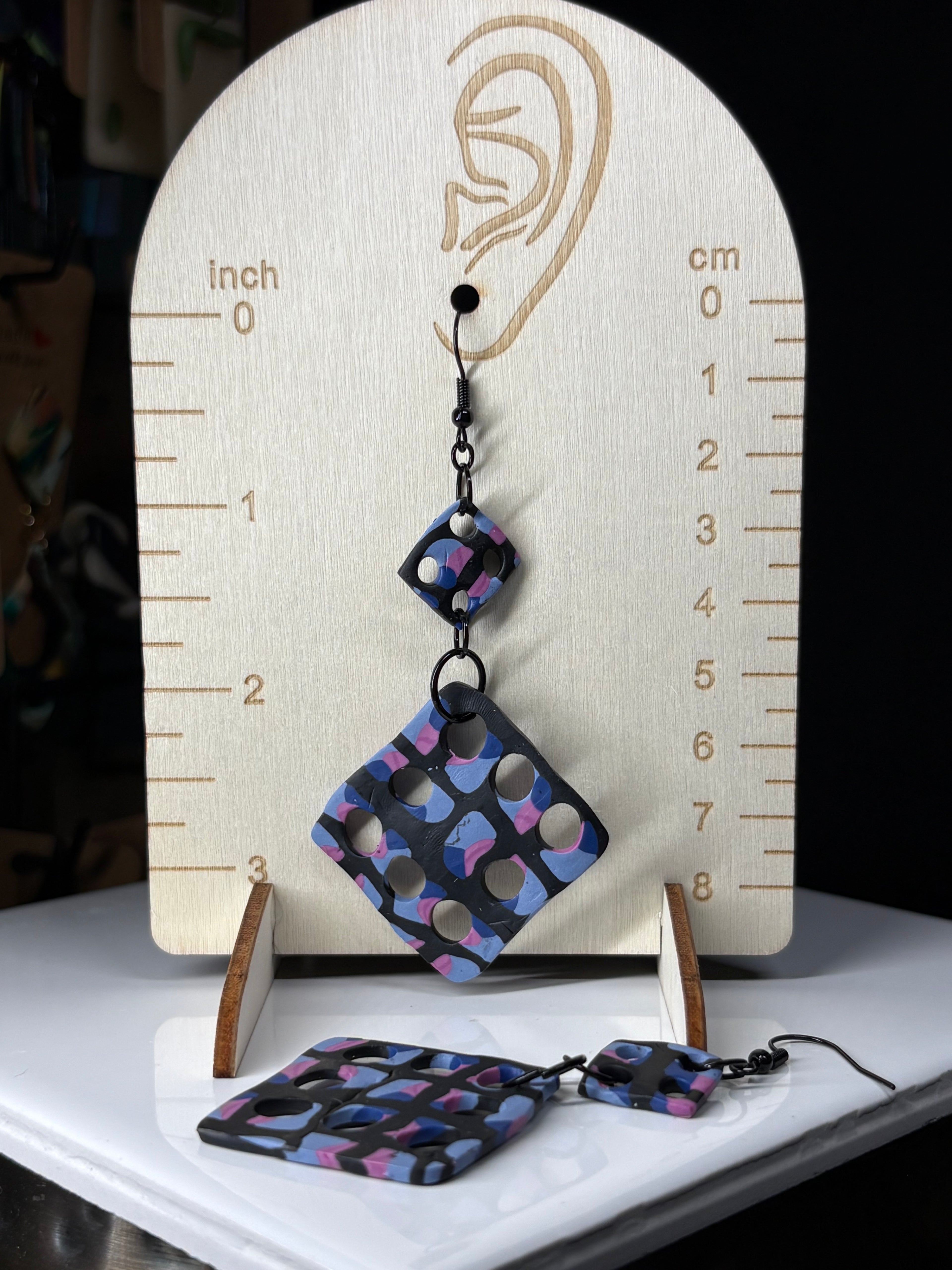Holes Dangle Earrings