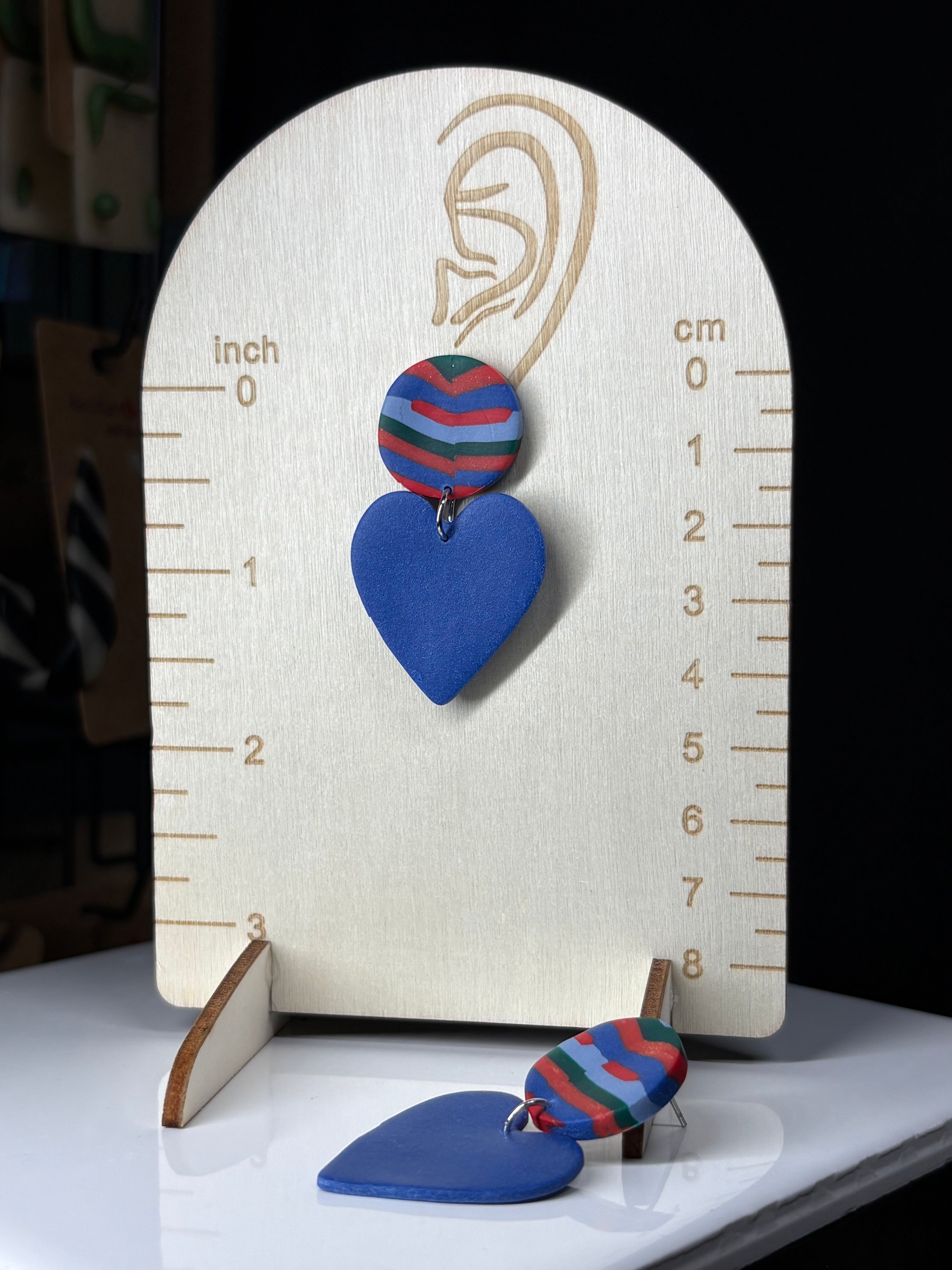 Circle Heart Dangle