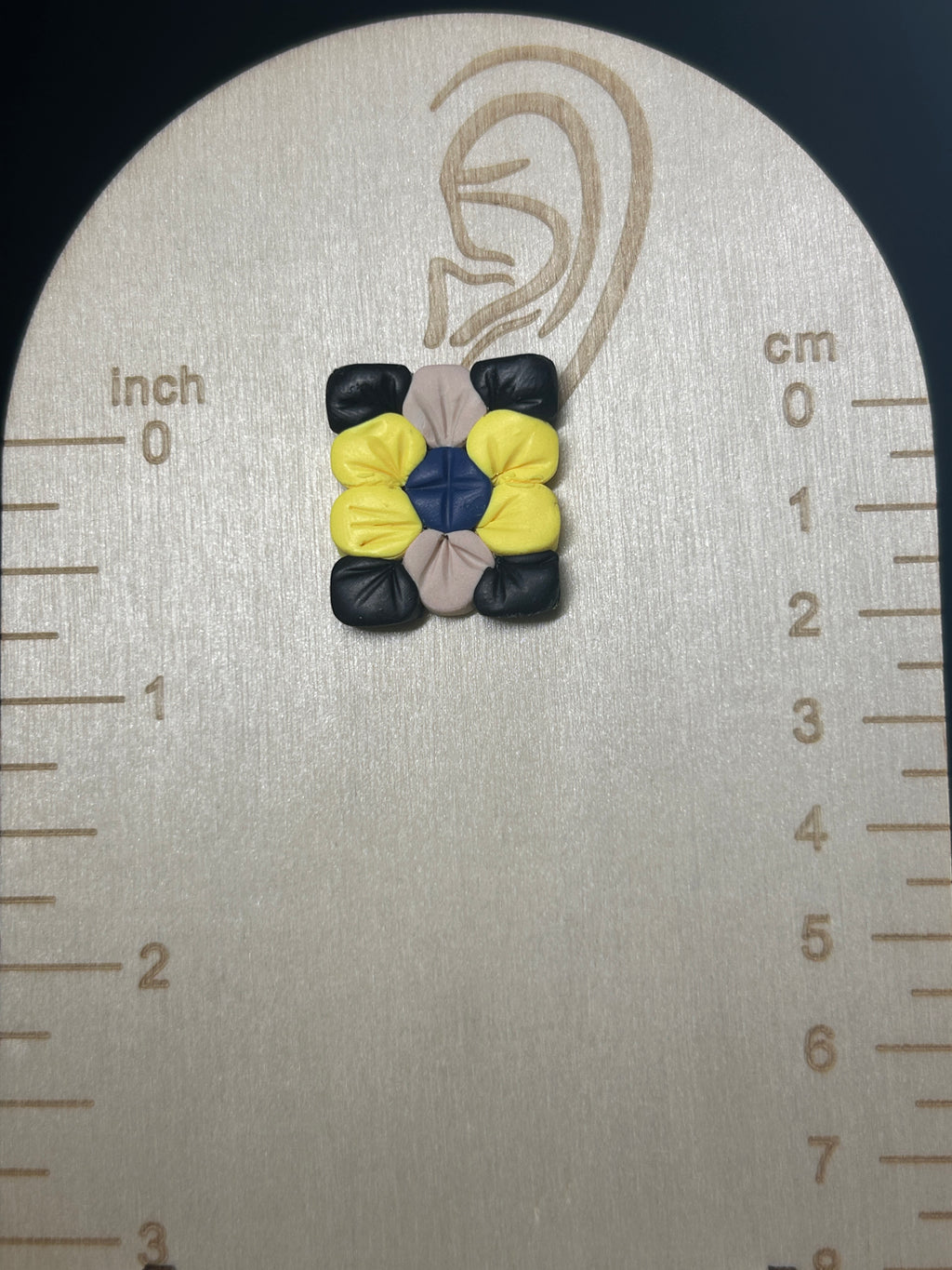 Large Square Stud