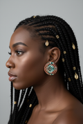 Concentric Swirl Studs on Model