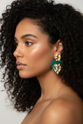 Confetti Heart Earring