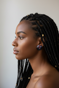 Dark Swirl Stud on Model