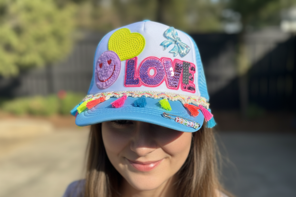 LOVE Blue Hat