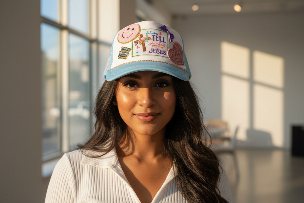 Tell You About My Jesus – Blue Hat
